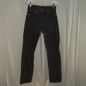 Levi's Woman’s Black Straight Jeans
